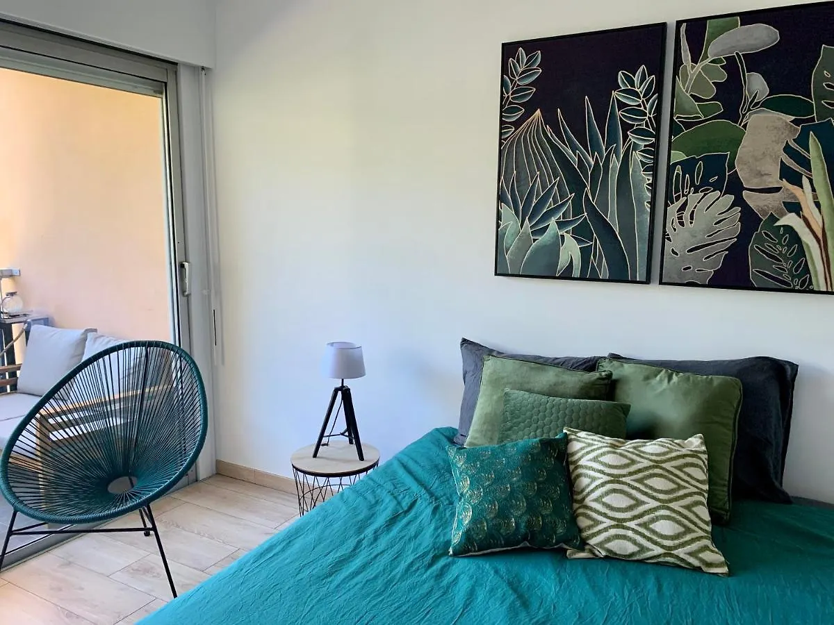 Appartement en résidence avec piscine, cinéma Nice France